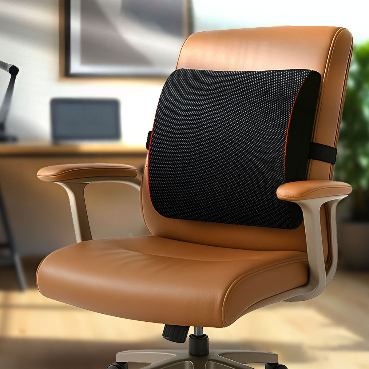 Trajectory Ultimate Office Back Pillow with AdvancedX Orthopedic Memory Foam