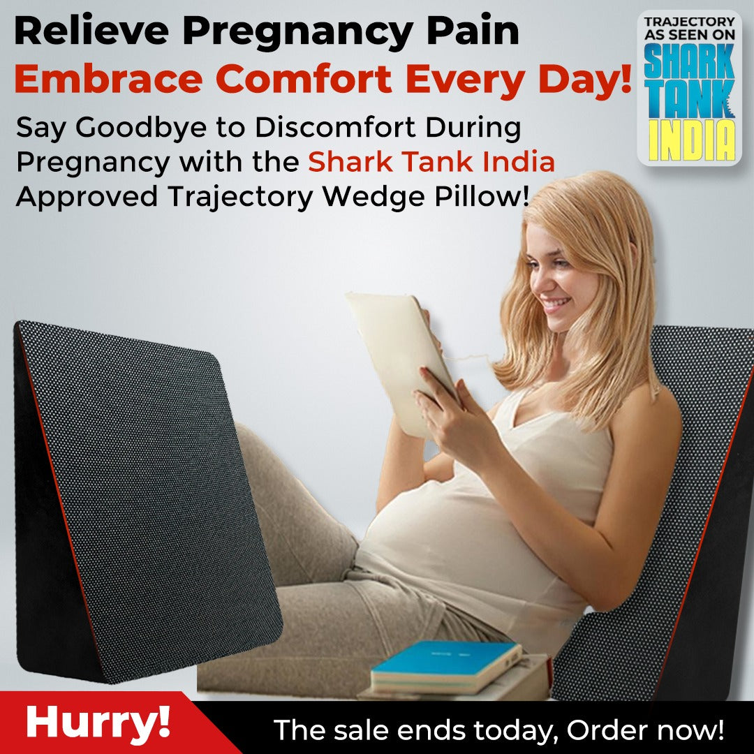 Trajectory Maternity Pregnancy Pillow with AdvancedX Orthopedic Memory Foam
