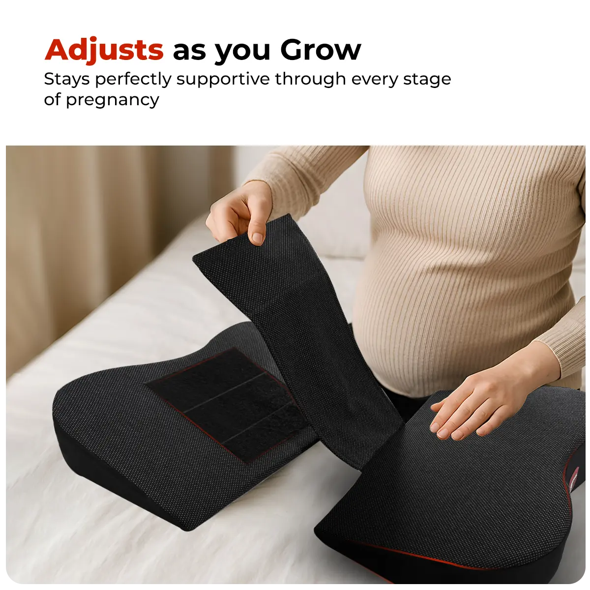 Trajectory Maternity Pregnancy Pillow with AdvancedX Memory Foam Trajectory