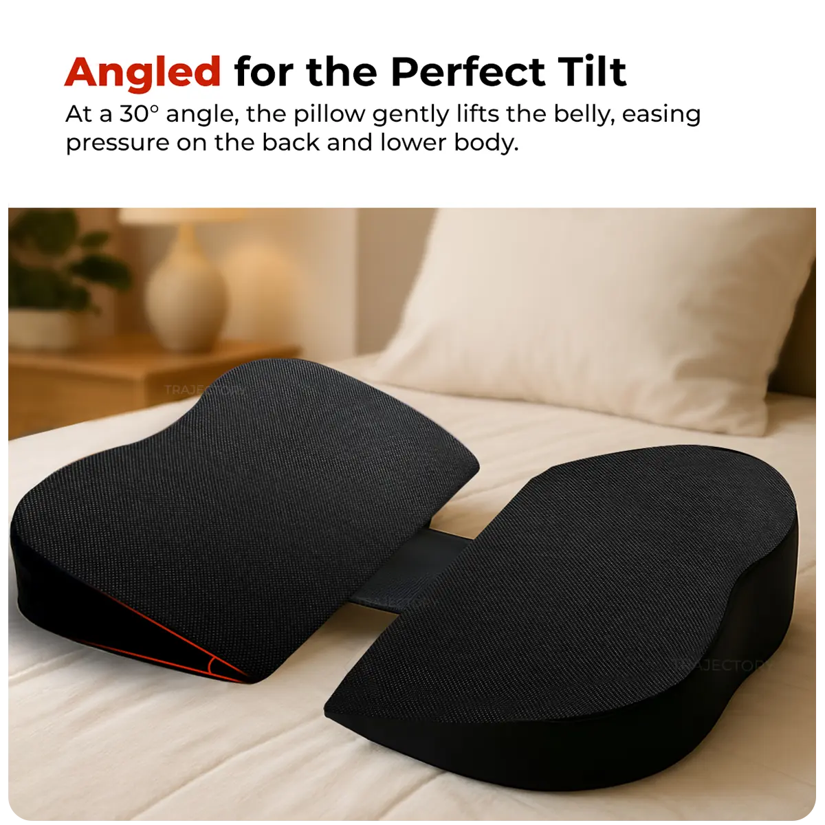 Trajectory Maternity Pregnancy Pillow with AdvancedX Memory Foam Trajectory