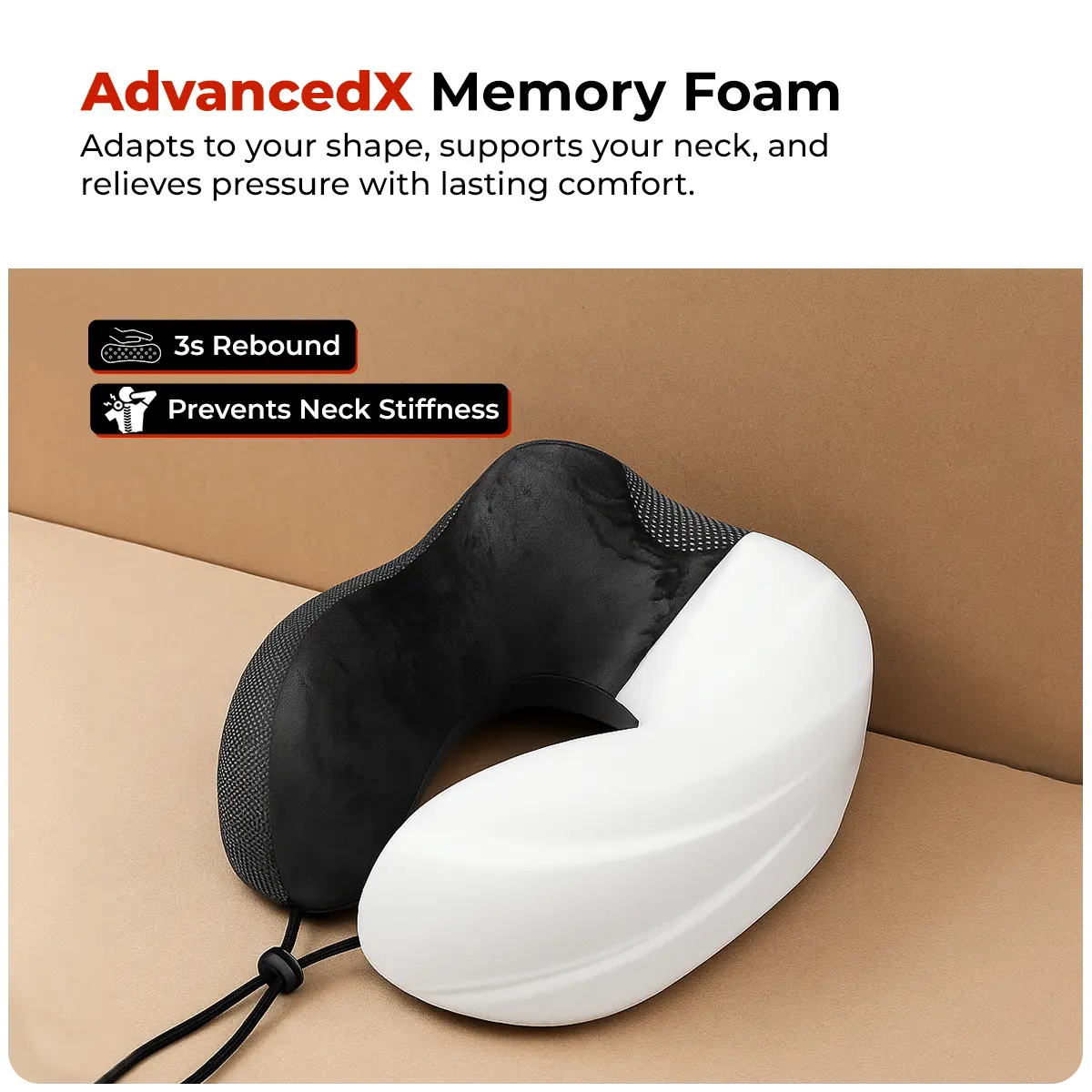 Trajectory Ultimate Travel Neck Pillow with AdvancedX Memory Foam My Store