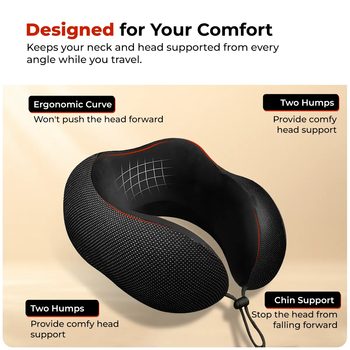 Trajectory Ultimate Travel Neck Pillow with AdvancedX Memory Foam My Store