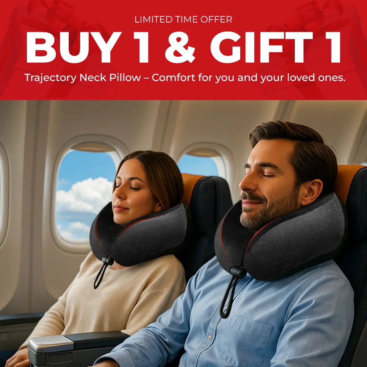 Trajectory Ultimate Travel Neck Pillow with AdvancedX Memory Foam My Store