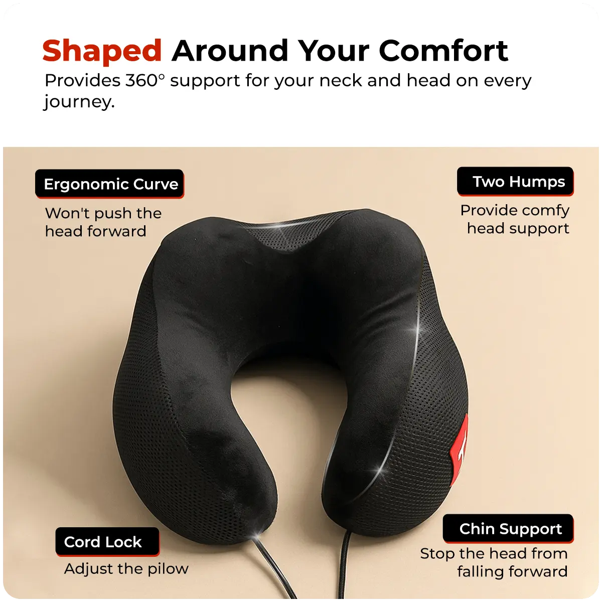 Trajectory Ultimate Travel Neck Pillow with AdvancedX Memory Foam My Store
