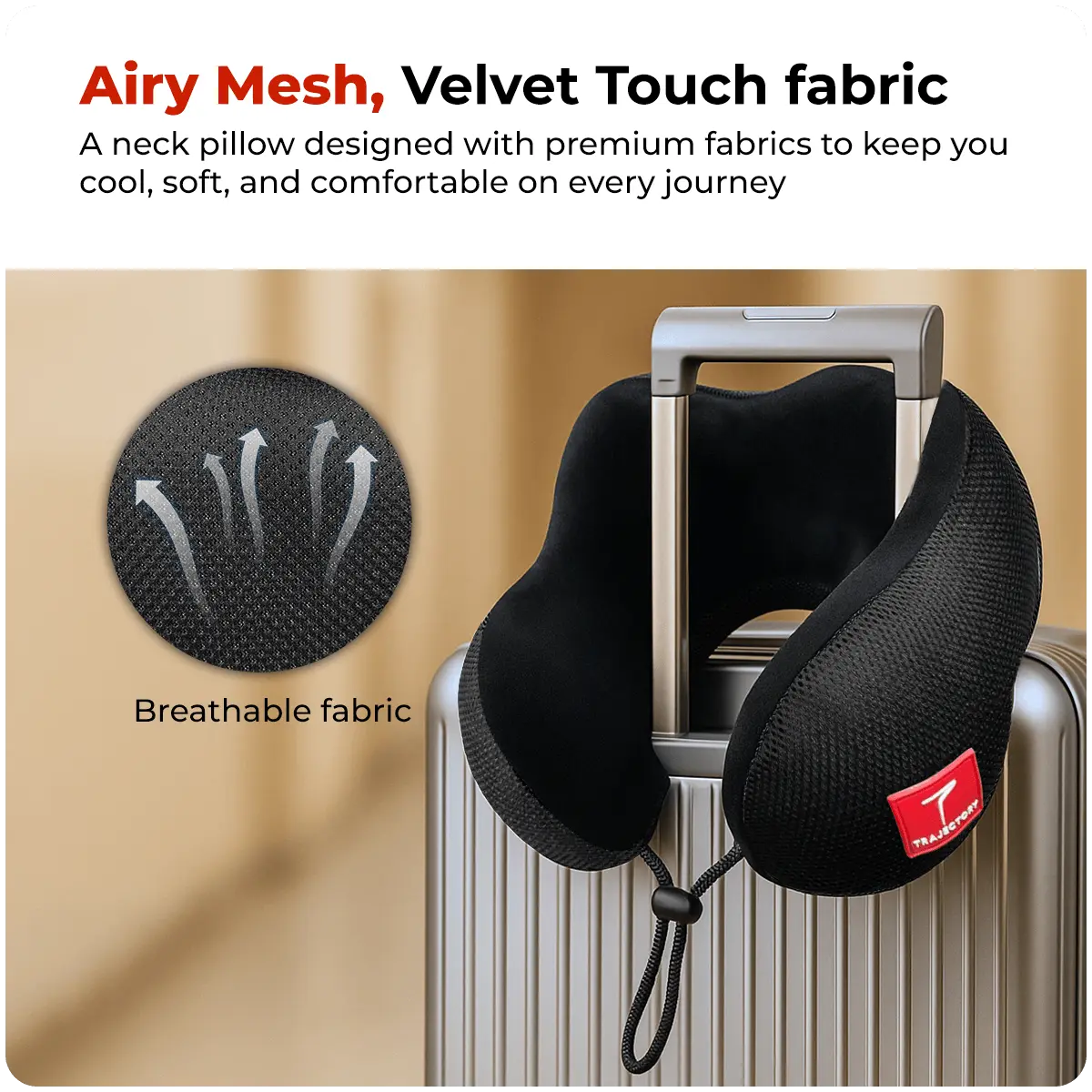 Trajectory Ultimate Travel Neck Pillow with AdvancedX Memory Foam My Store