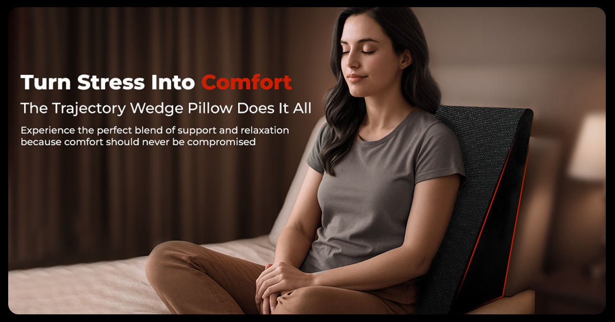 The Trajectory Wedge Pillow