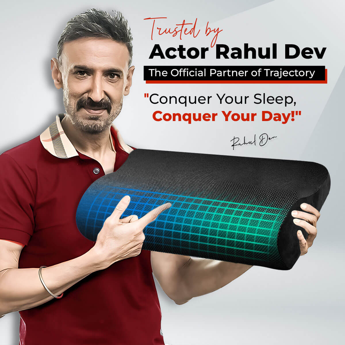 Trajectory Ultimate Bed Pillow with AdvancedX Orthopedic Memory Foam