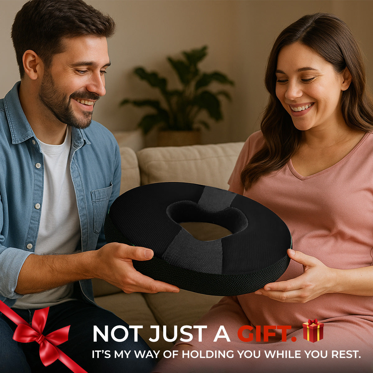 Trajectory Maternity Piles Hemorrhoids Pregnancy Pillow with AdvancedX Orthopedic Memory Foam