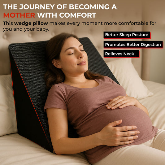 Trajectory Maternity Pregnancy Pillow with AdvancedX Orthopedic Memory Foam