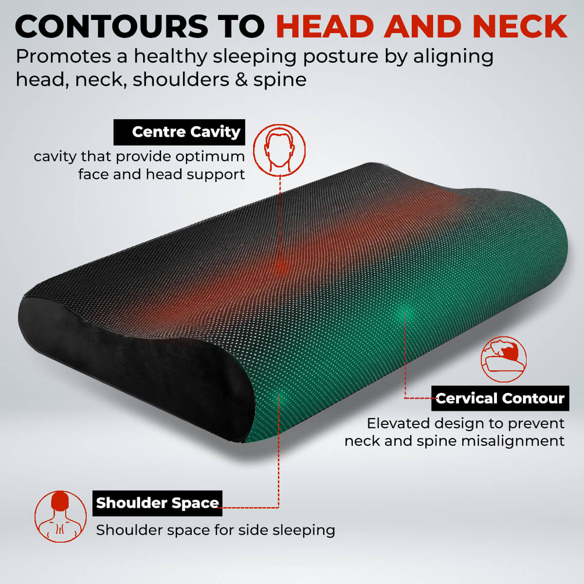 Trajectory Ultimate Bed Pillow with AdvancedX Orthopedic Memory Foam