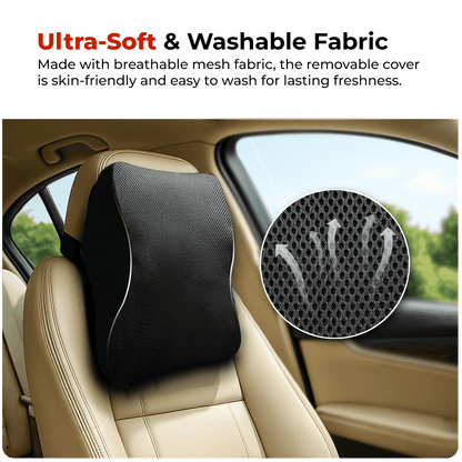 Trajectory Ultimate Car Neck Rest Pillow with ADVANCEDX Memory Foam Trajectory