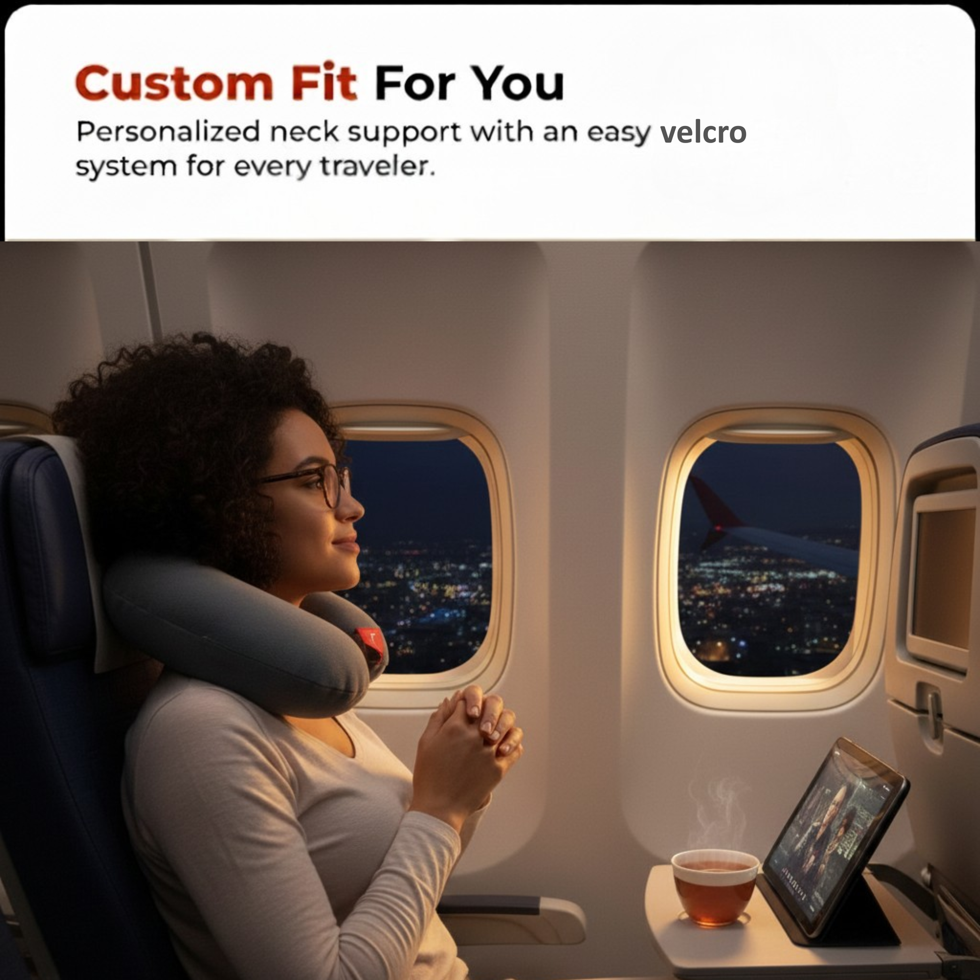 Trajectory Ultimate Travel Neck Pillow Grey Trajectory