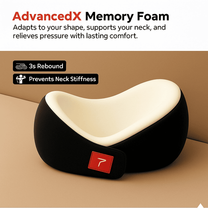 Trajectory Ultimate Travel Neck Pillow with AdvancedX Memory Foam Technology Trajectory