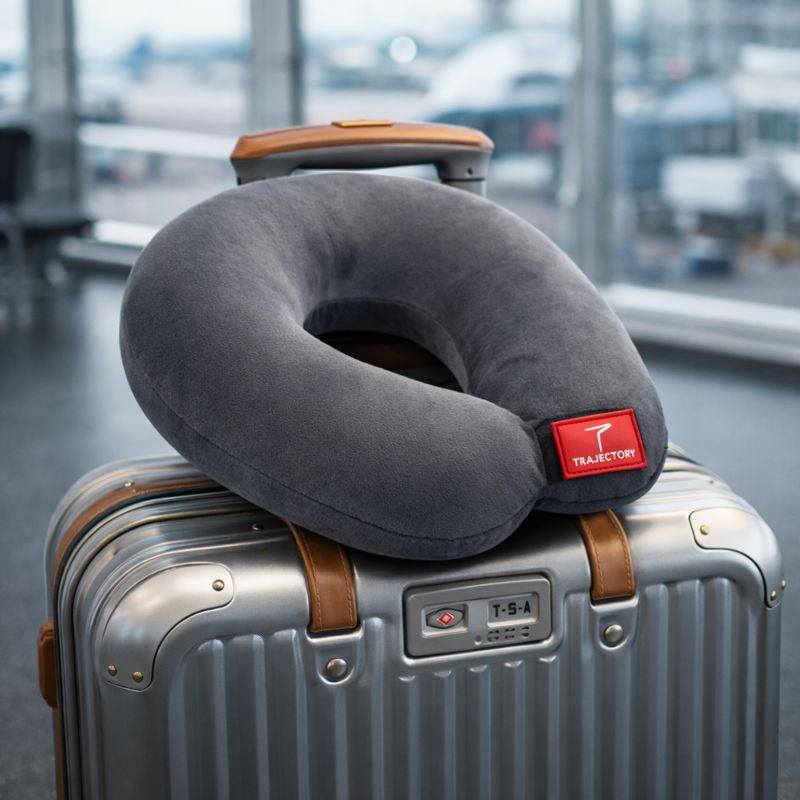 Trajectory Ultimate Travel Neck Pillow Grey Trajectory
