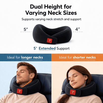 Trajectory Ultimate Travel Neck Pillow with AdvancedX Memory Foam Technology Trajectory