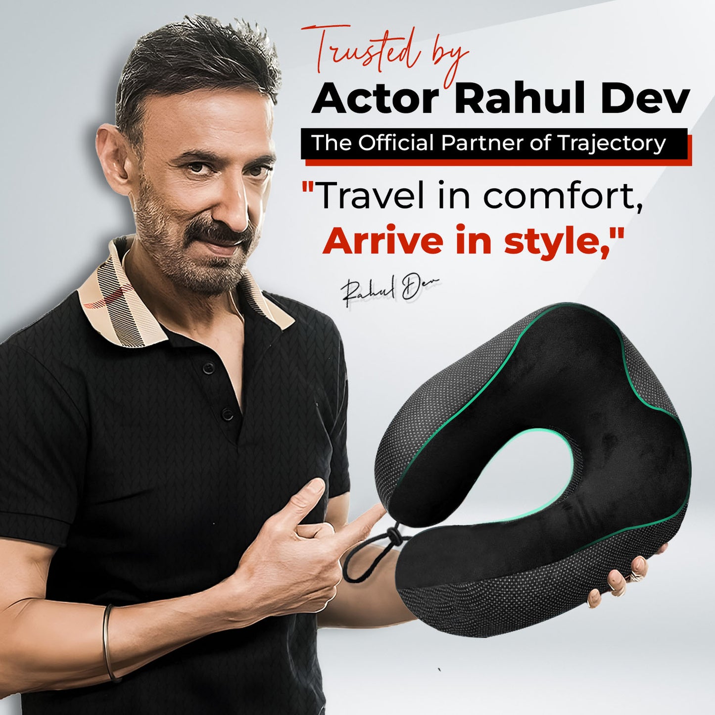 trajectory neck rest pillow by Rahul Dev