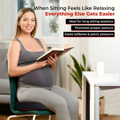 Trajectory Maternity Piles Hemorrhoids Pregnancy Pillow with AdvancedX Orthopedic Memory Foam, good and comfortable for long sitting
