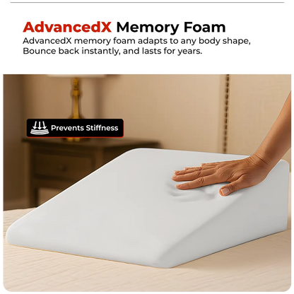 Trajectory Multi-Purpose Wedge Pillow with AdvancedX Memory Foam Trajectory