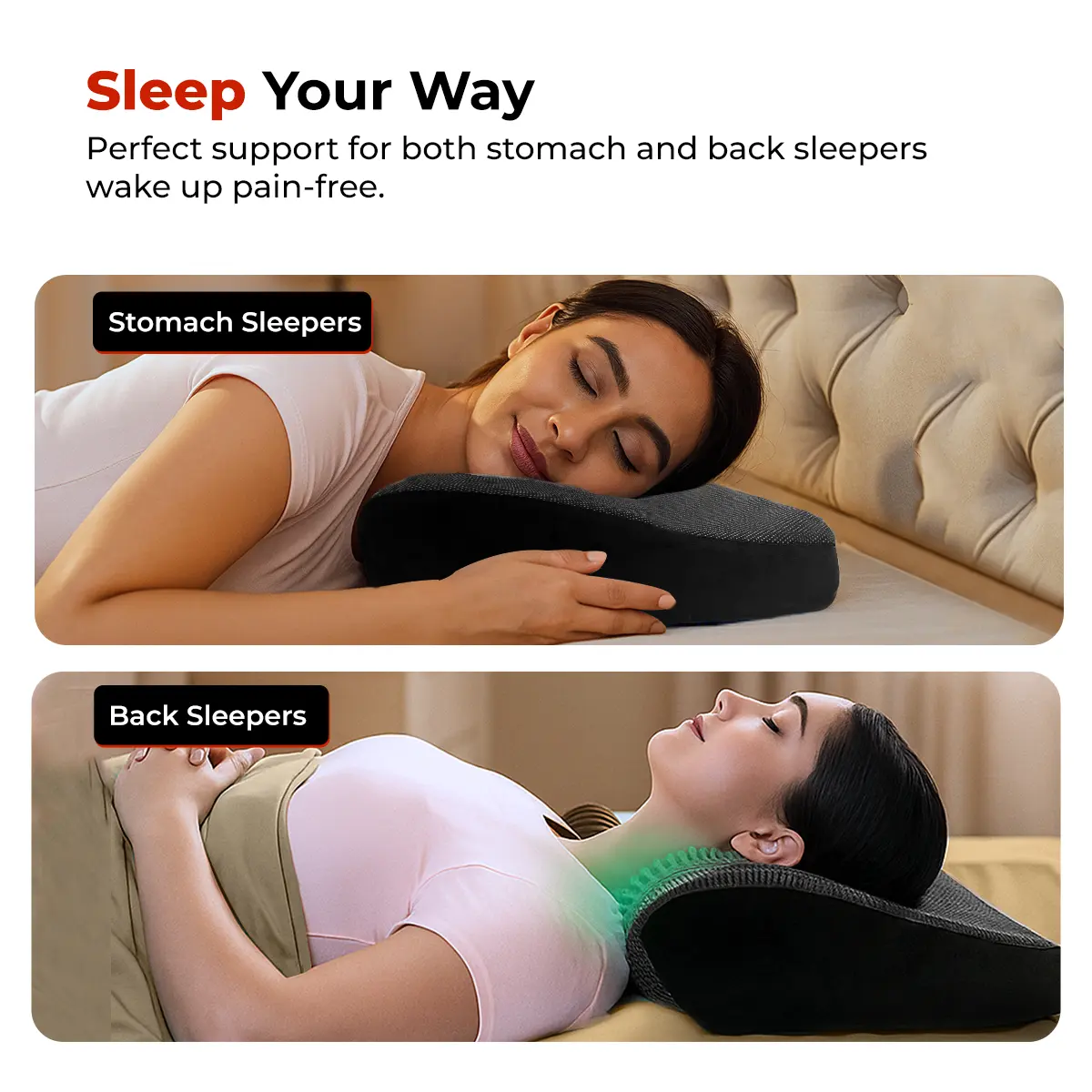 Trajectory Ultimate Bed Pillow with AdvancedX Memory Foam Trajectory