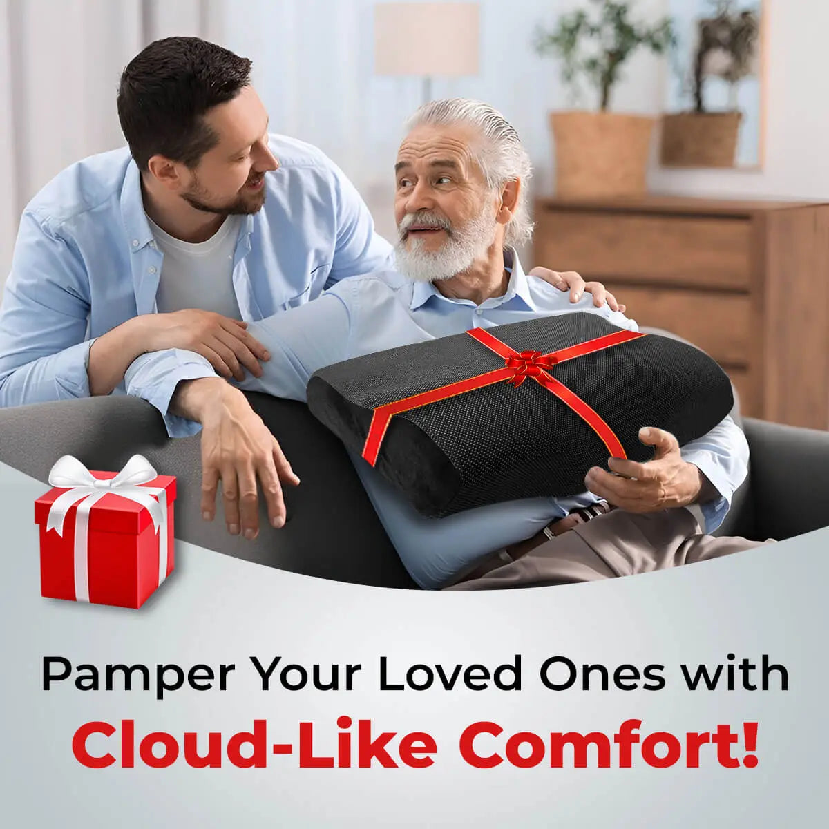 Trajectory Ultimate Bed Pillow with AdvancedX Orthopedic Memory Foam, Best product to gift comfort