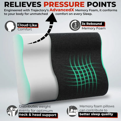 trajectory advancedx memory foam pillow