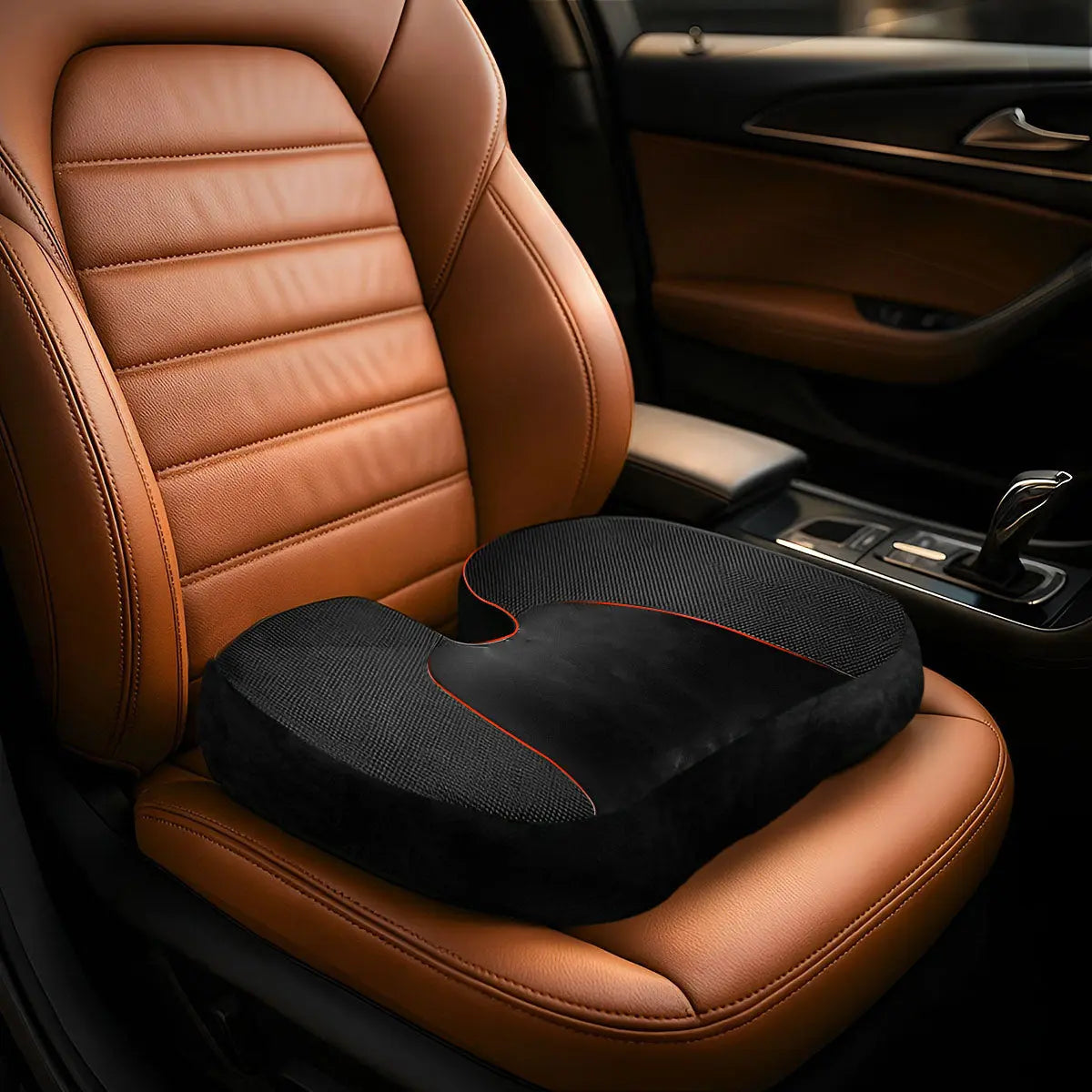 Trajectory Ultimate Car Seat Pillow with AdvancedX Orthopedic Memory Foam, 