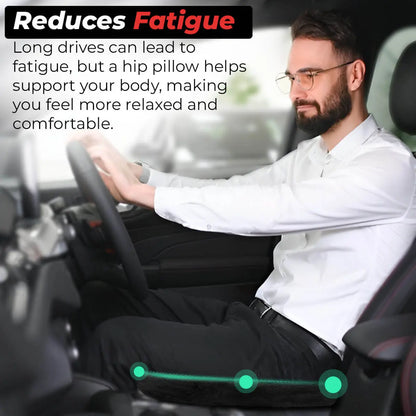 Trajectory Ultimate Car Seat Pillow with AdvancedX Orthopedic Memory Foam, Reduce Fatigue in Long drive