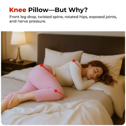Trajectory Ultimate Knee Pillow with AdvancedX Memory Foam Black Trajectory