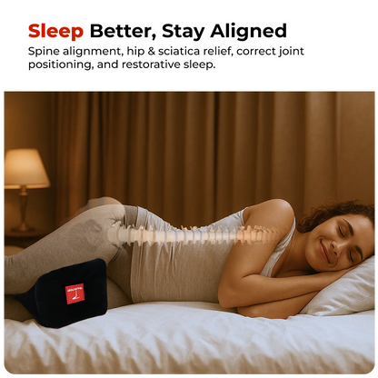 Trajectory Ultimate Knee Pillow with AdvancedX Memory Foam Black Trajectory