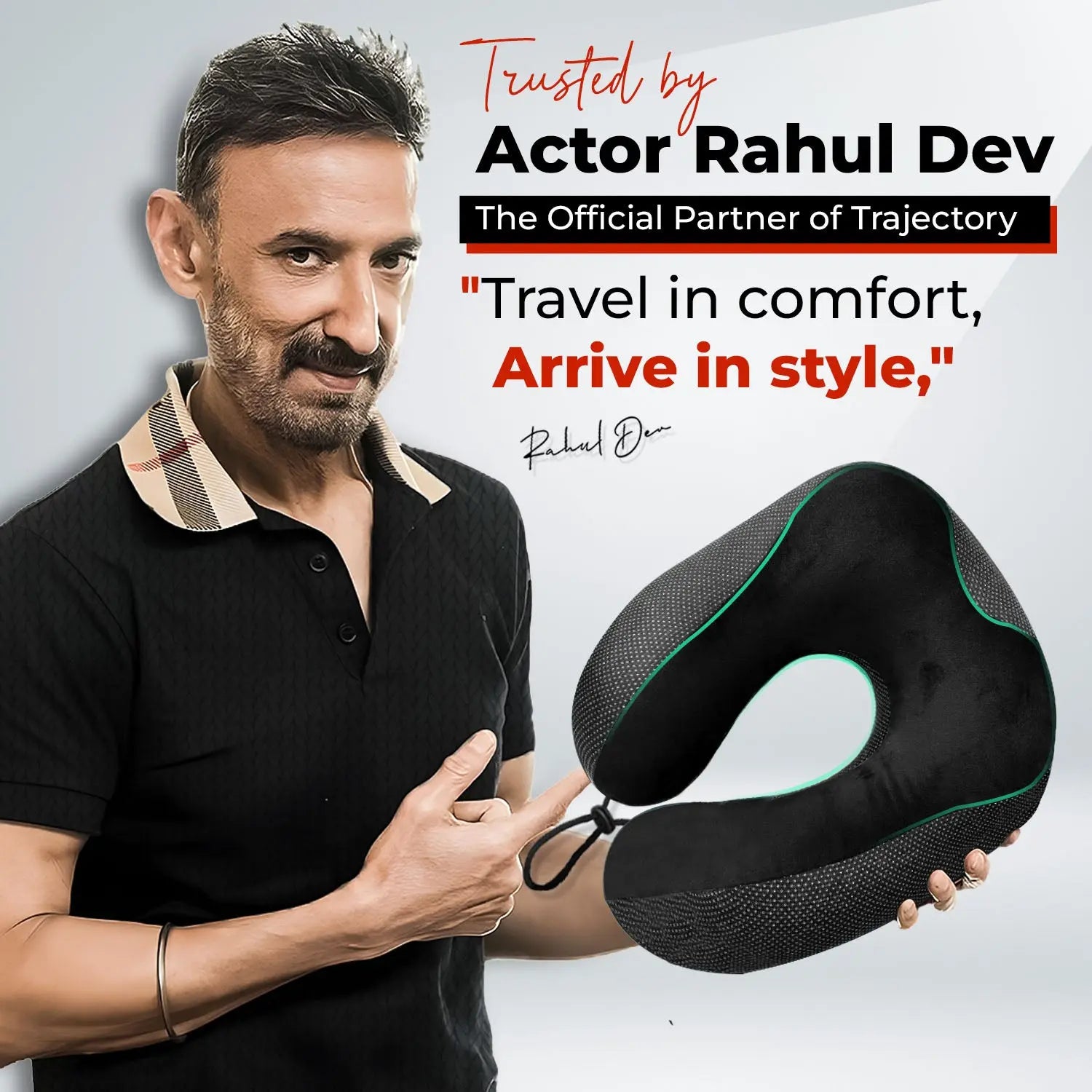 trajectory neck rest pillow by Rahul Dev