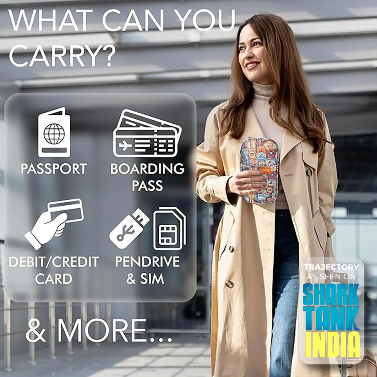 Trajectory Ultimate Travel Passport and Card Holder and Organiser Trajectory