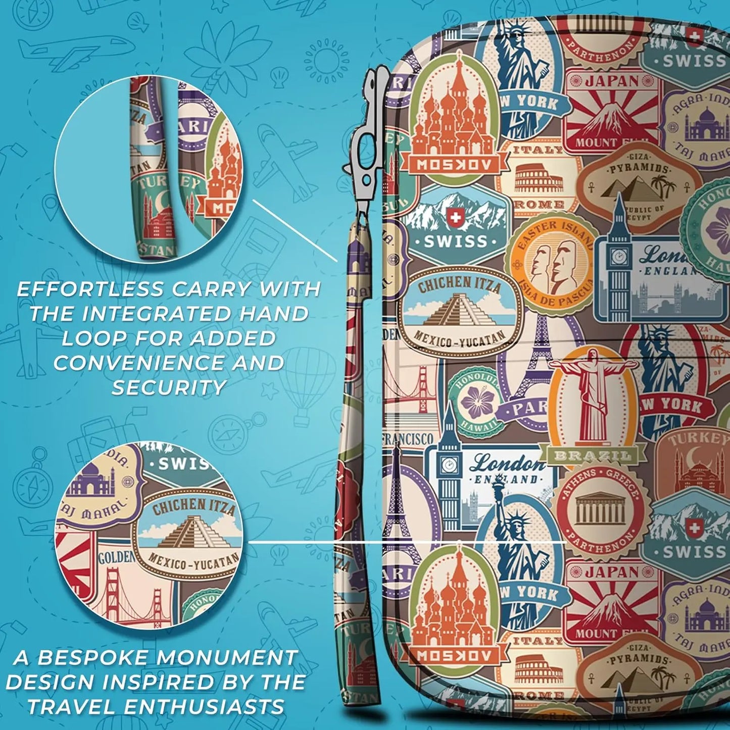 Trajectory Ultimate Travel Passport and Card Holder and Organiser Trajectory