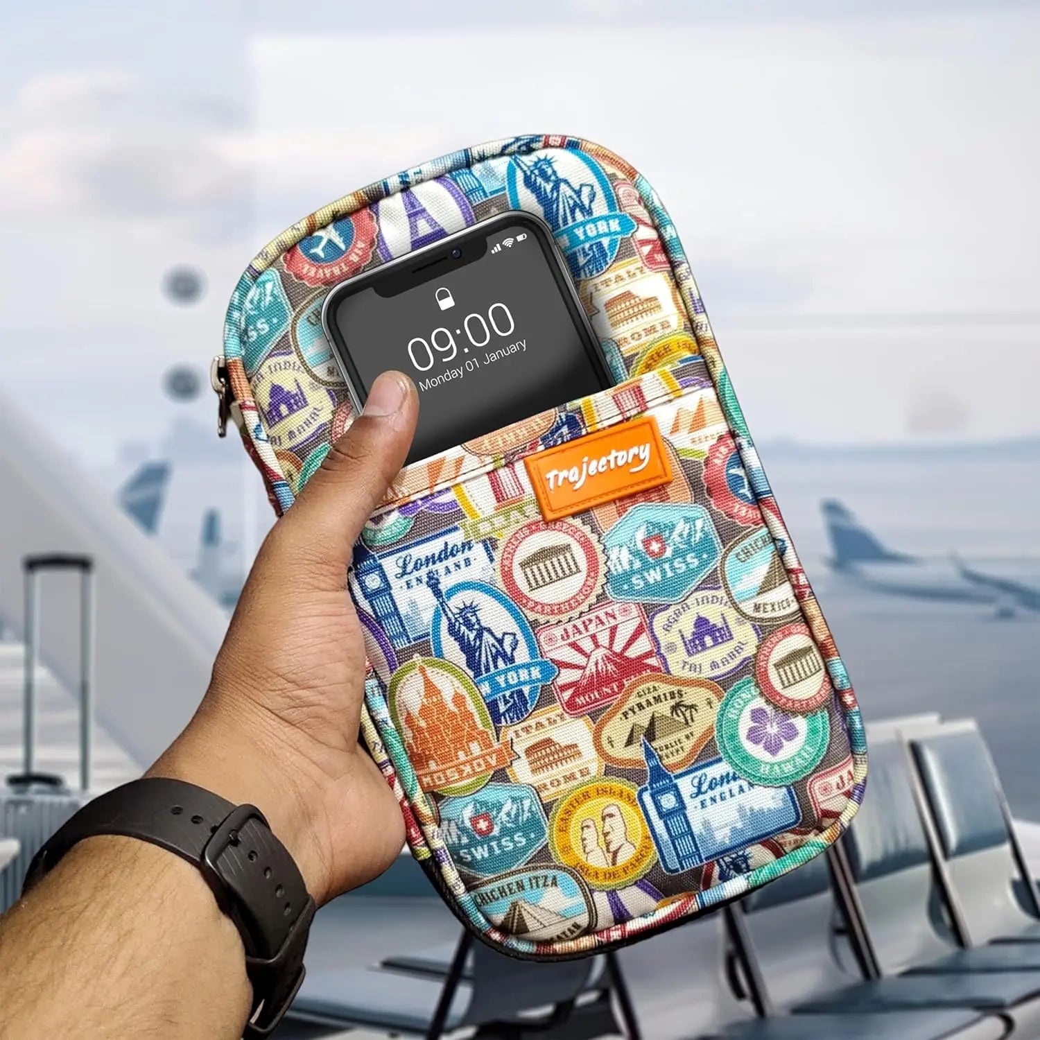 Trajectory Ultimate Travel Passport and Card Holder and Organiser Trajectory