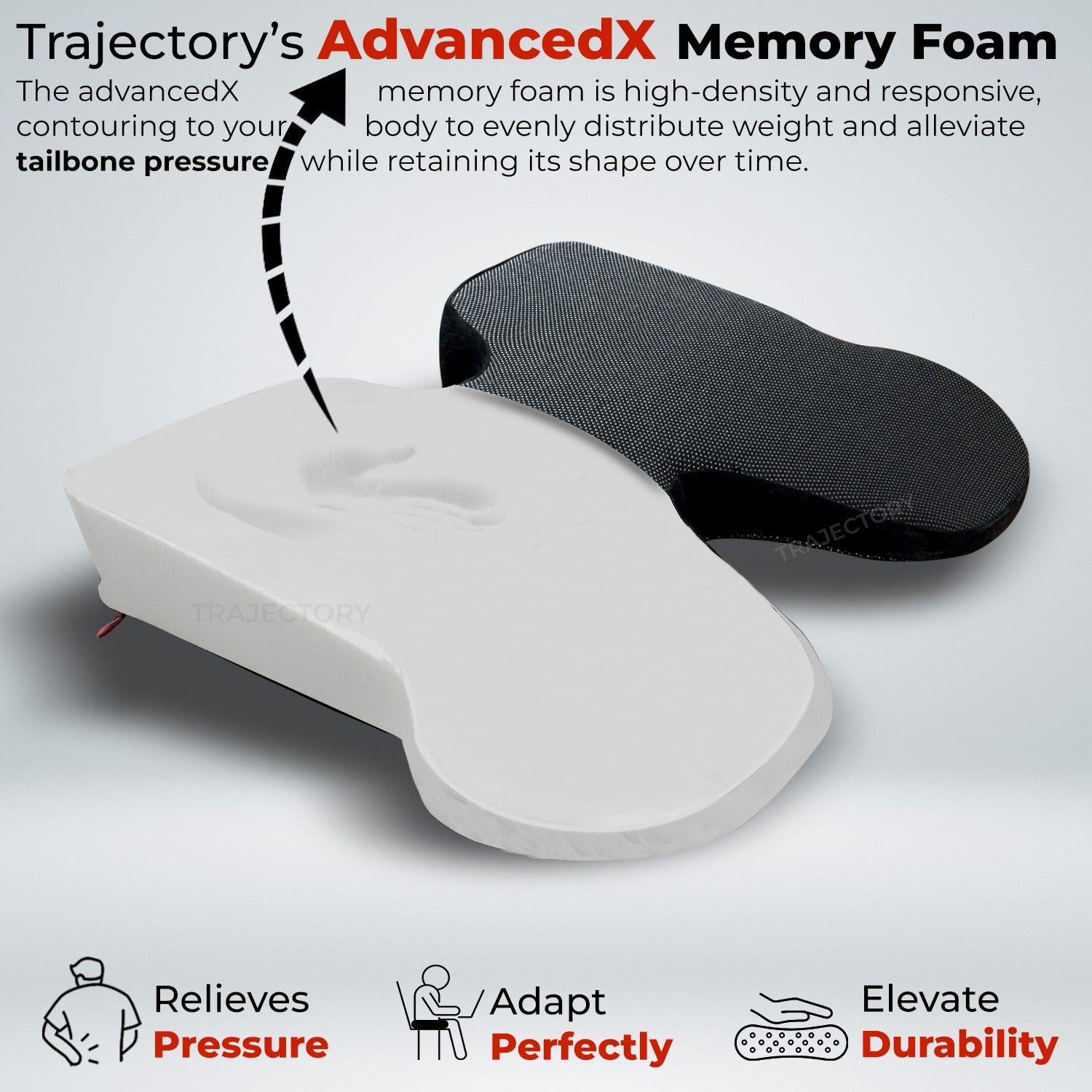 trajectory advancedx memory foam pillow