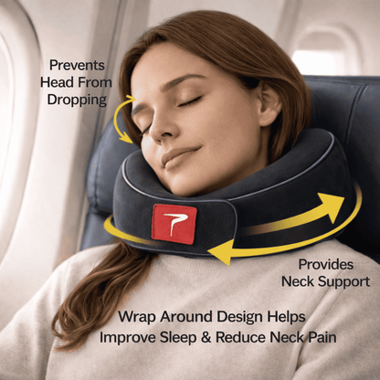 Trajectory Ultimate Travel Neck Pillow with AdvancedX Memory Foam Technology Trajectory