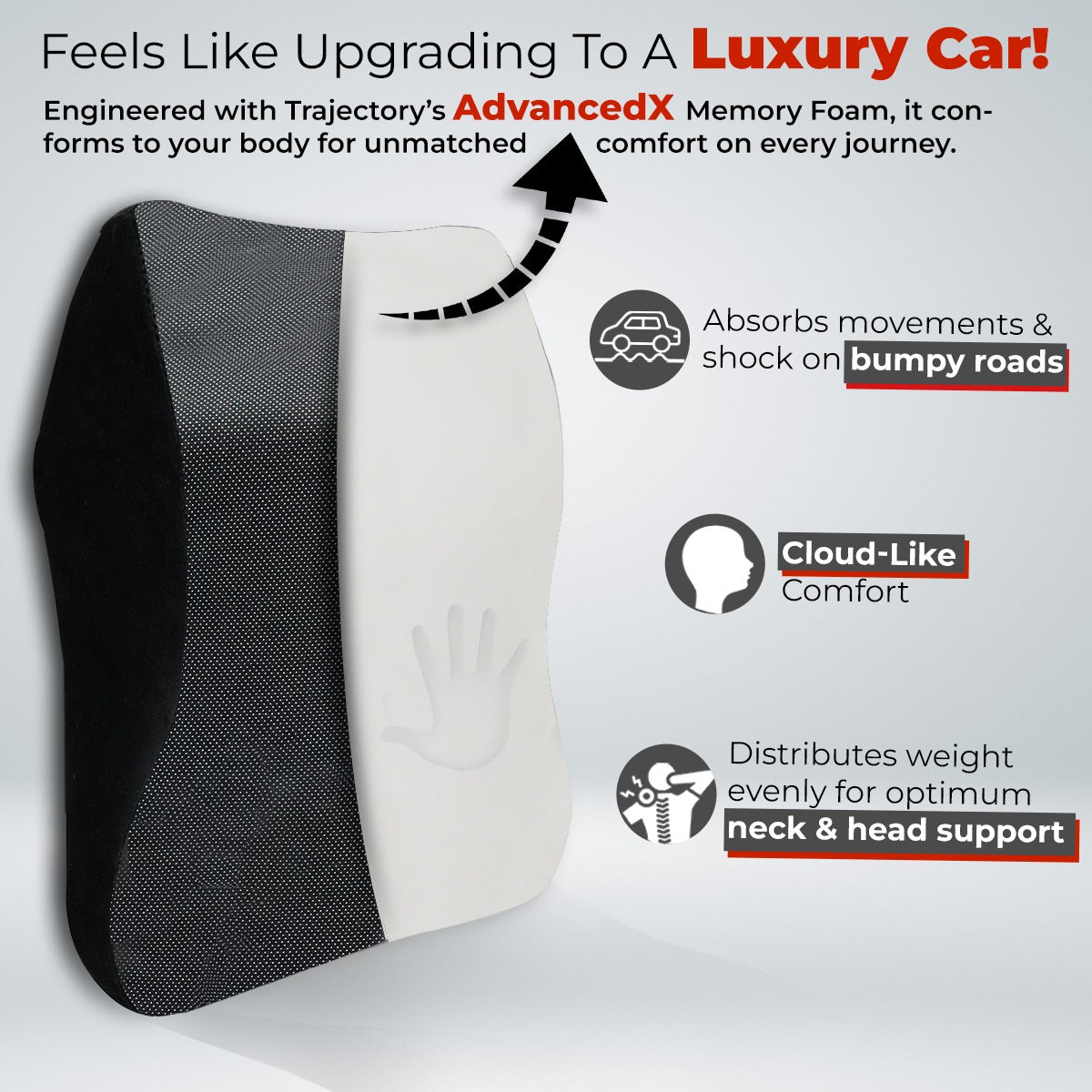 trajectory head rest pillow